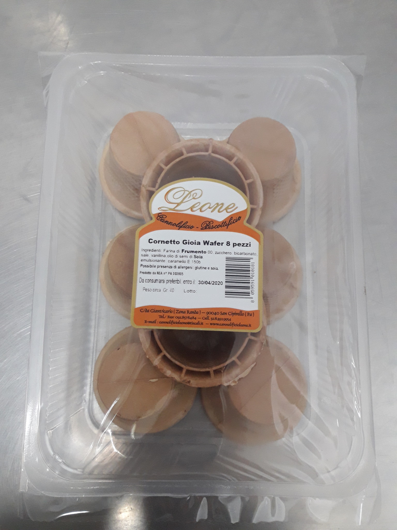 Cornetti Gioia Wafer Leone: 8 coni leggeri e croccanti per un gelato artigianale anche a casa